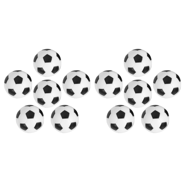 12PCS Small Football Style Table Ball Foosball Hard Plastic Table Ball Counterpart Game Children Toy