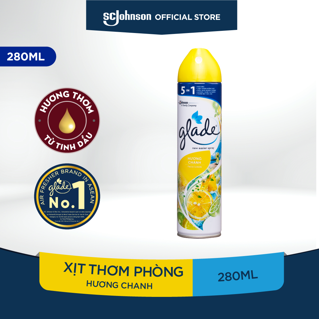 GLADE Xịt thơm phòng Hương Chanh 280ml