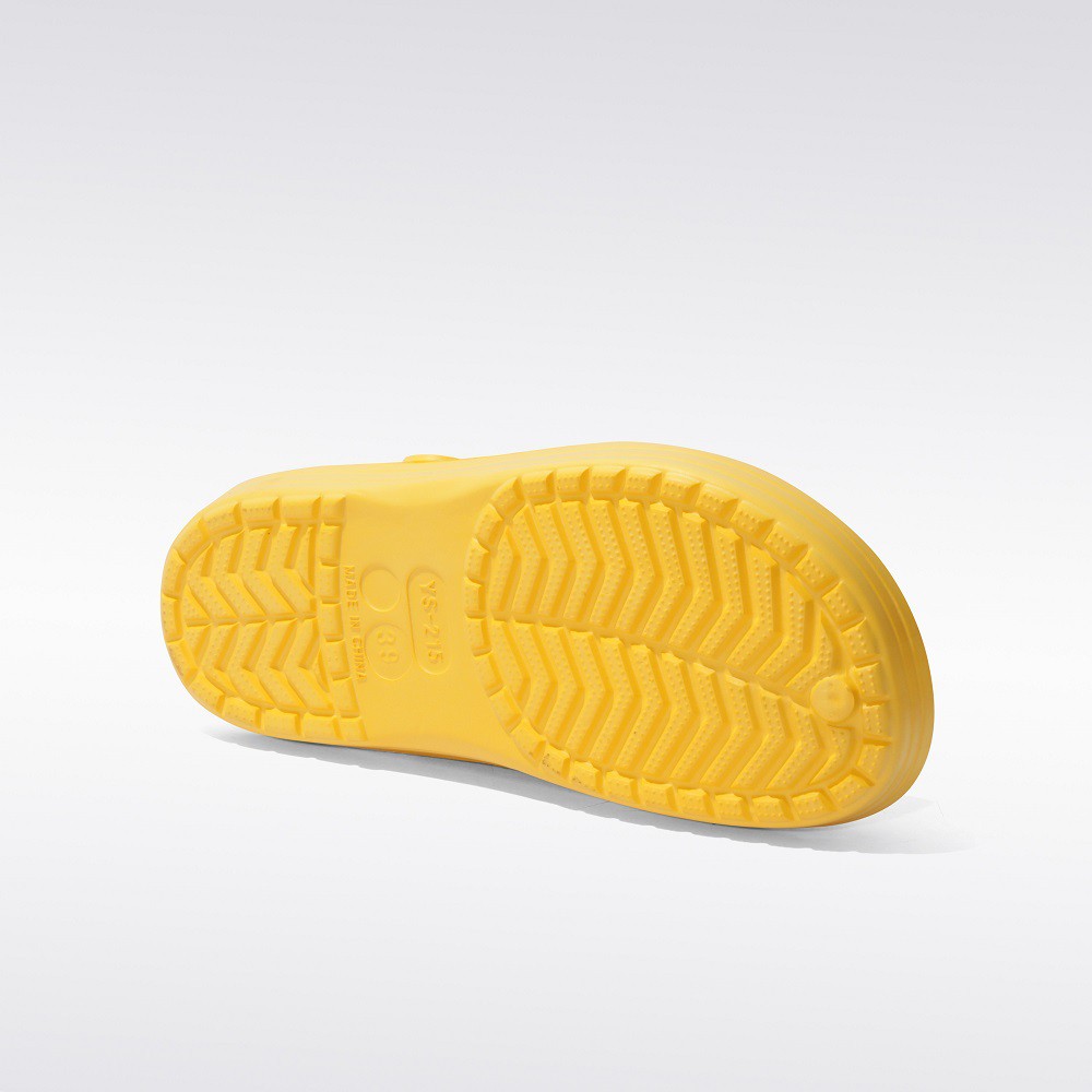 Dép cross nam nữ S'cool - Basic Eva clog 4 - màu vàng