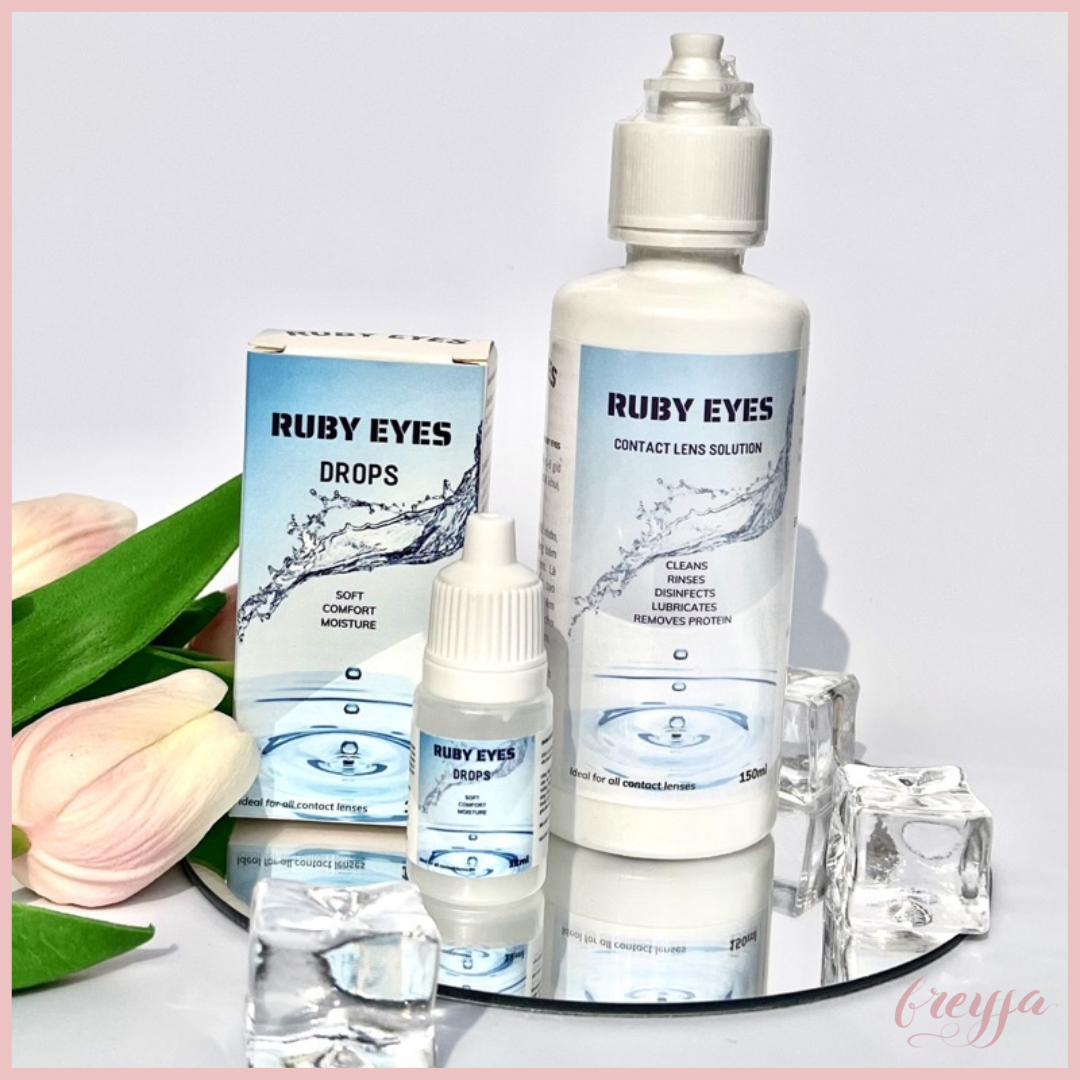 NƯỚC NGÂM LENS , NƯỚC RỬA LENS RUBY - NƯỚC NHỎ MẮT CAO CẤP RUBY EYES