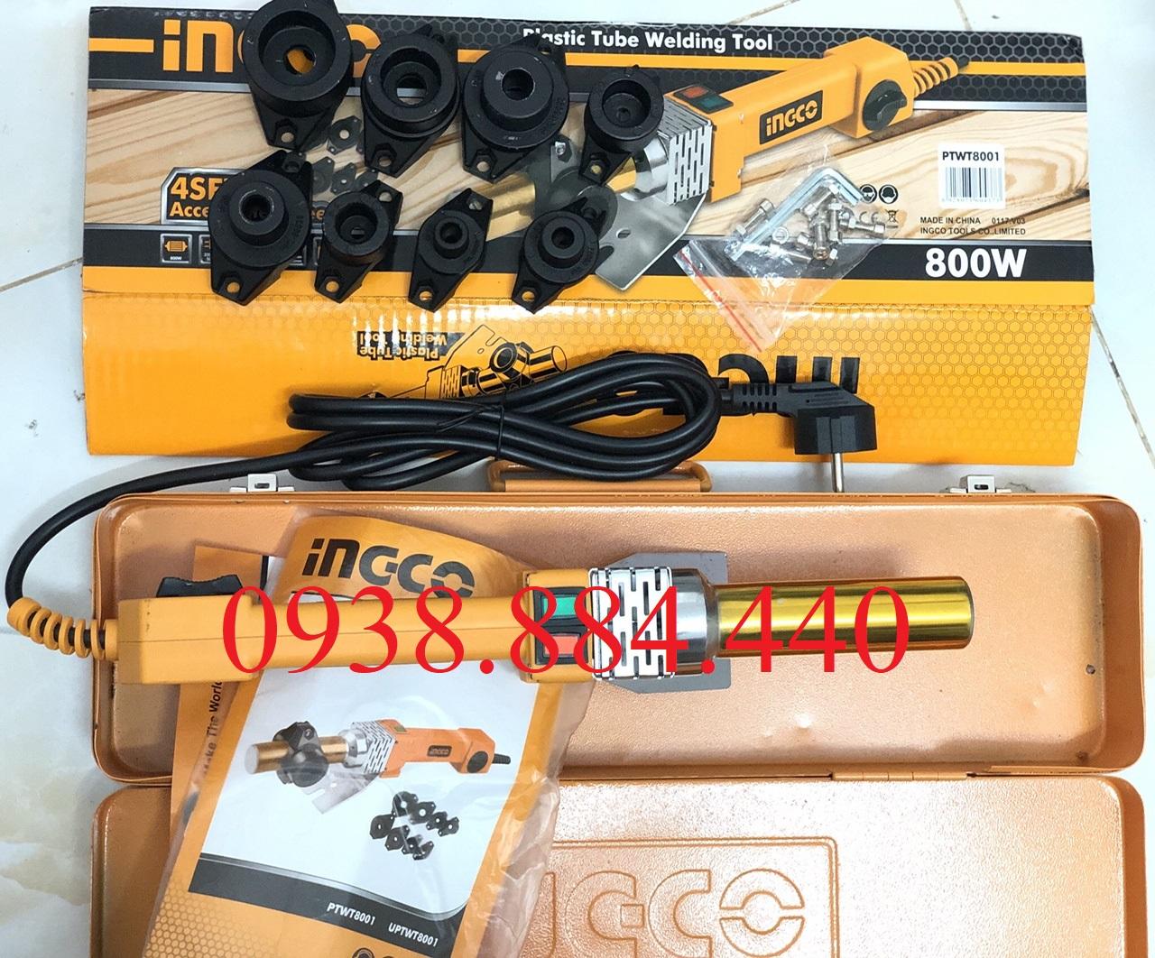 Máy hàn ống nhựa 800w ingco ptwt8001 - ptwt8001, điện thế: 220-240v~50-60hz công suất: 800 w phù hợp với socket nhiệt: 16-63mm điều chỉnh nhiệt: 0-300°c kèm 1 bộ socket nhiệt gồm: 16, 20, 25, 32mm
