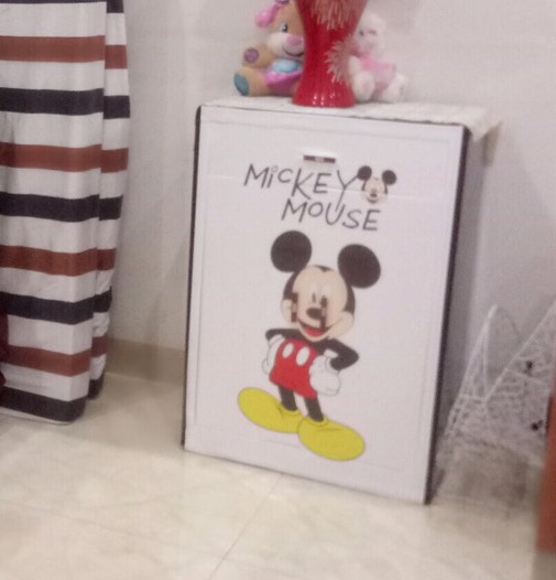 Decal Dán Tủ Lạnh MICKEY Trắng, MICKEY MOUSE - THUTHAODECOR