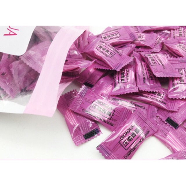 [HCM]Lẻ viên mặt nạ giấy nén Bioaqua