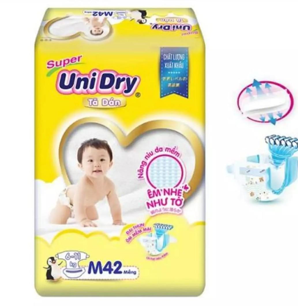 Tã dán mẫu mớ size M 42 miếng 6-11 kg