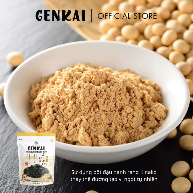 Rong Biển Trộn Cơm GENKAI Đậu nành 40g