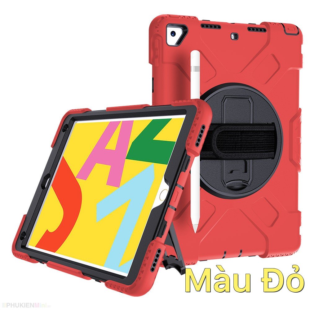 Ốp chống sốc chuyên dụng kèm giá đỡ máy ngang dọc máy cho iPad 10.2 inch Gen7 Gen8 Gen9 2019 2020 2021