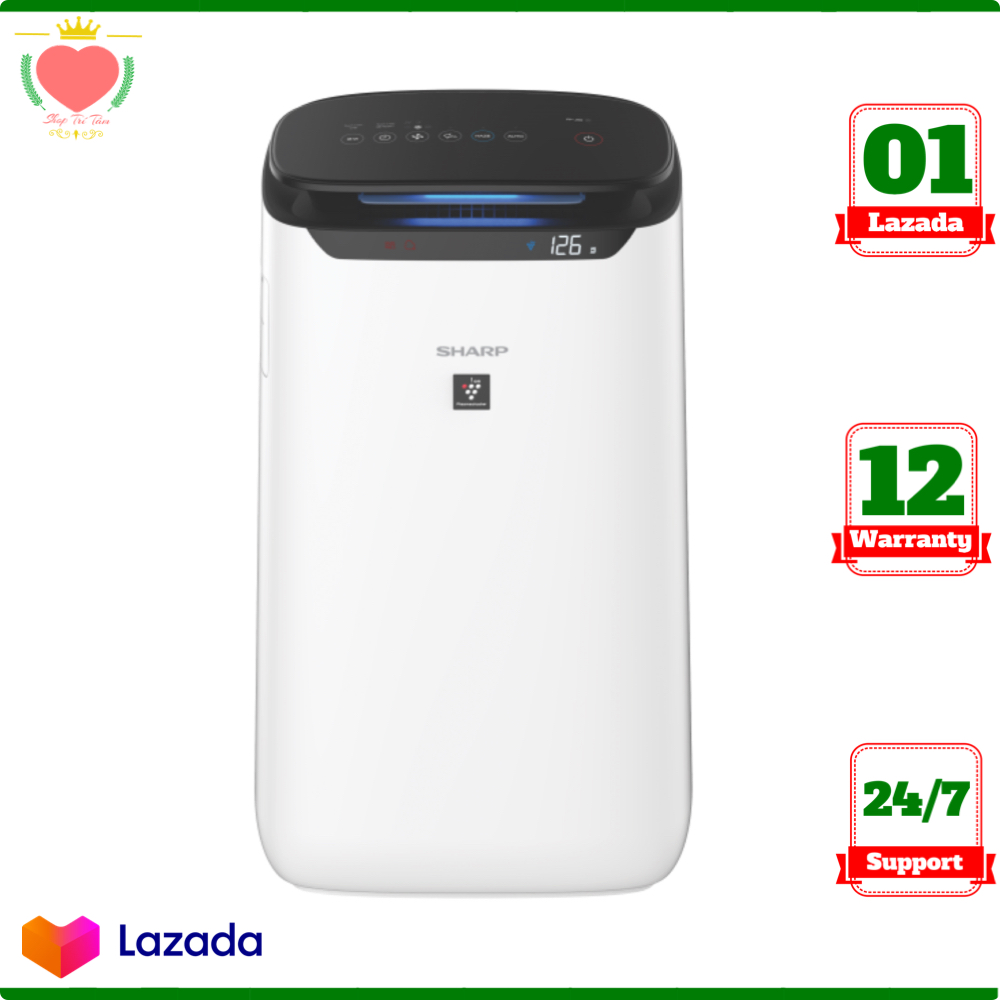 [Trả góp 0%]FP-J60E-W | Máy lọc không khí Sharp FP-J60E-W (48m2) (Hàng chính hãng)