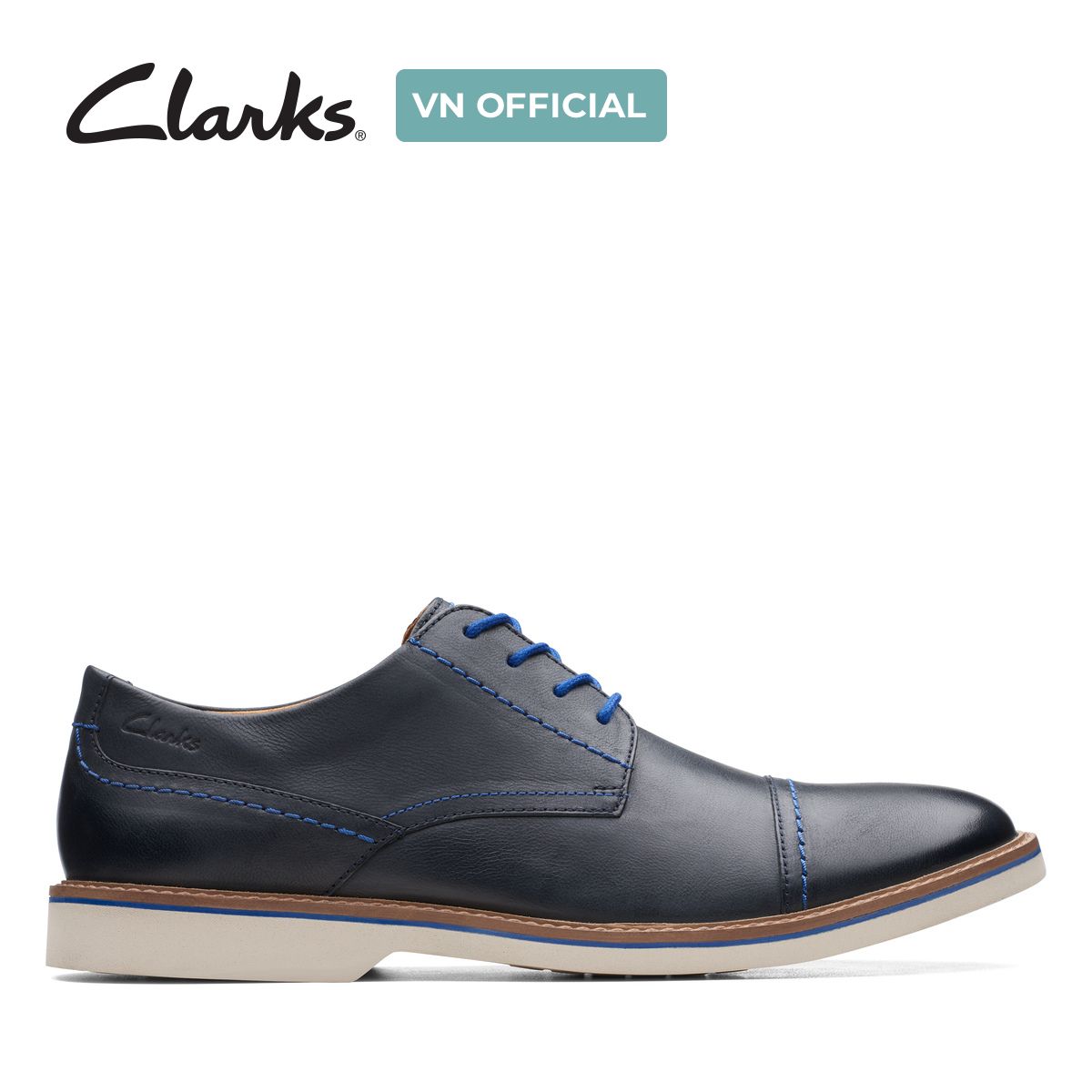Giày tây da nam clarks - atticus lt cap