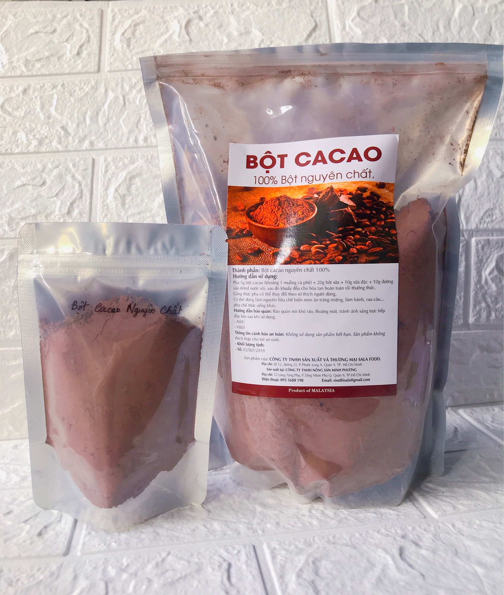 Bột Ca cao Nguyên Chất Đaklak 100g
