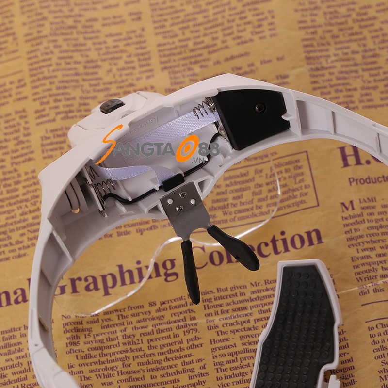 Eyeglass Magnifier with Light V5 (5 Lenses Suitable for Multiple Eye Types)