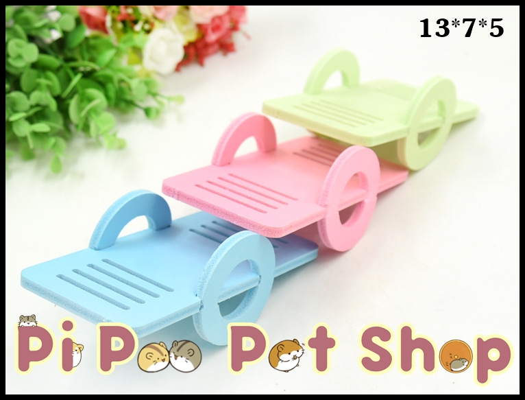 Đồ chơi cho hamster - Bập bênh gỗ