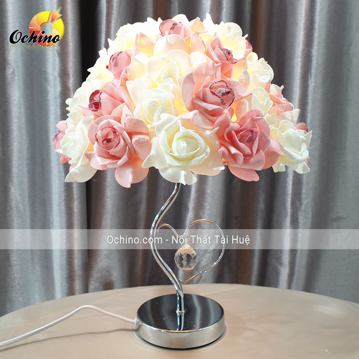 Đèn Ngủ Để Bàn Cao Cấp Nón Hình Bó Hoa Hồng Cực Đẹp Và Sang Trọng, Đèn ngủ Trang Trí, Đèn Ngủ Phòng Cưới, Đèn ngủ Đẹp, Đèn Trang Trí, Đèn Ngủ Để bàn Hoa Hồng ( Có Sẵn)