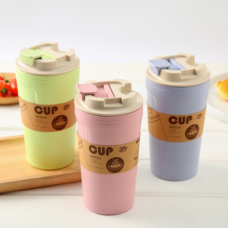 Cốc giữ nhiệt lúa mạch an toàn sức khỏe cao cấp 420ml