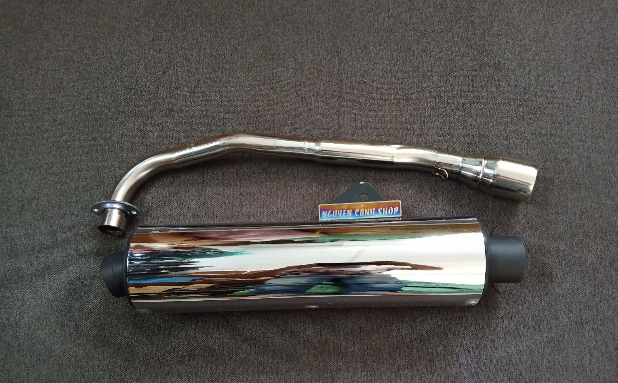 pô CBR gắn wave nhỏ full cổ pô inox