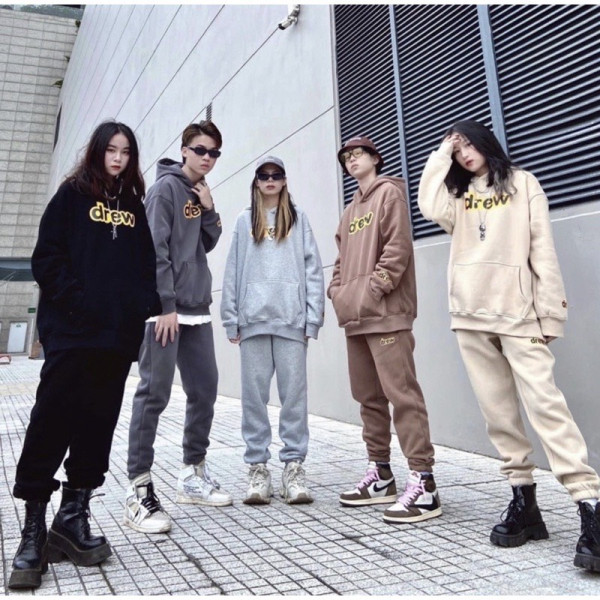 Bộ nỉ cotton drew tt89