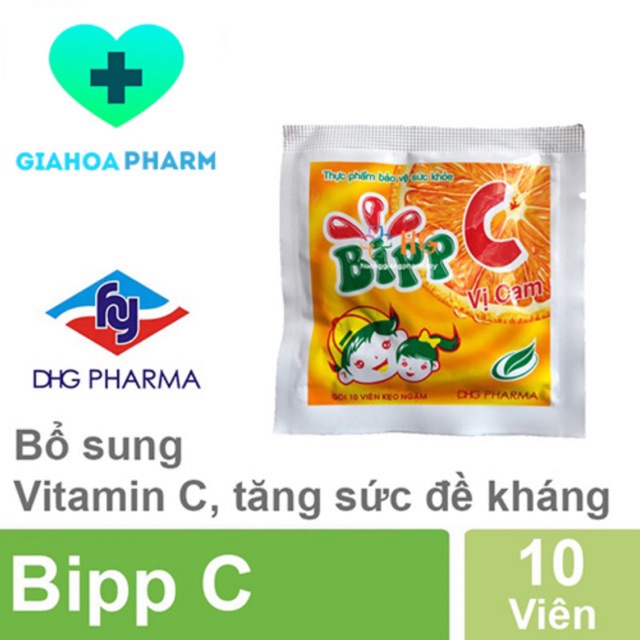 [HCM]Kẹo Bipp C vị cam