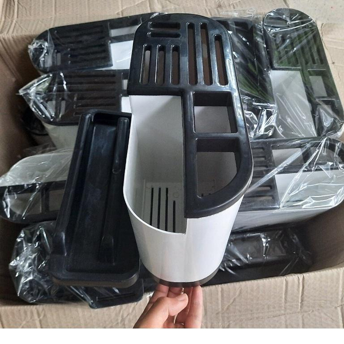 KỆ ĐỂ DAO, THỚT, ĐŨA NHỰA ABS