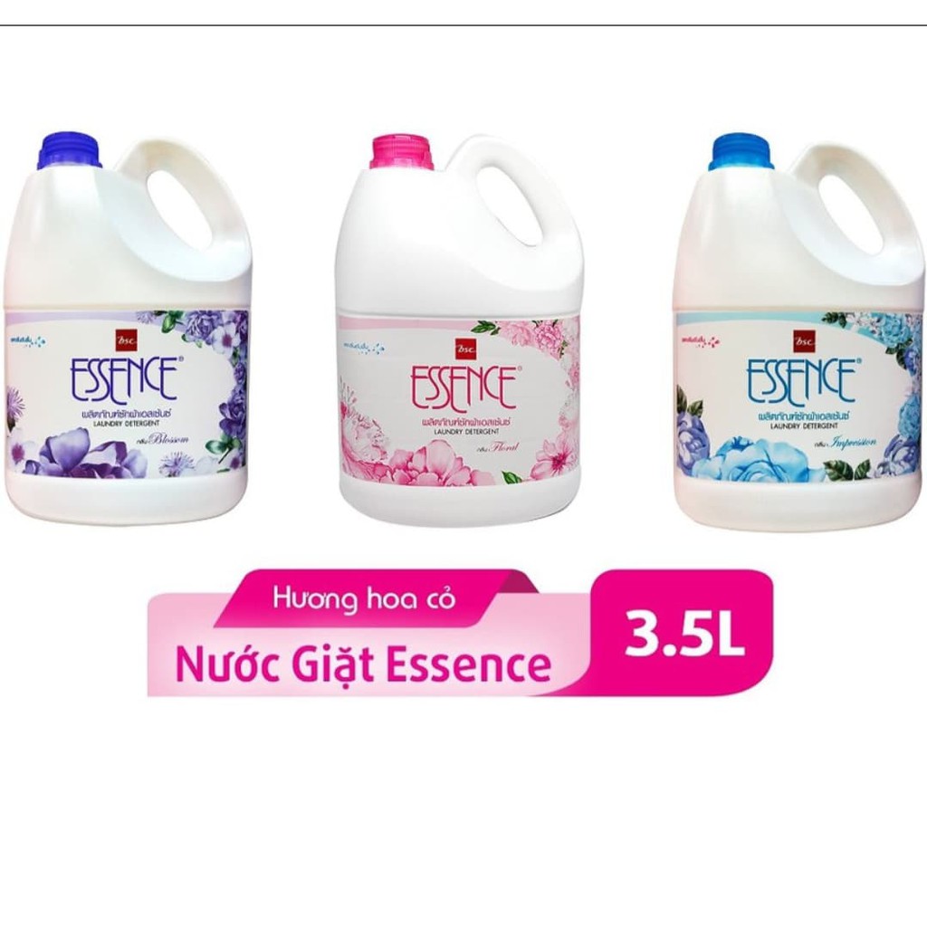 Nước giặt xả Essence 30ml [Hồng] Thái Lan