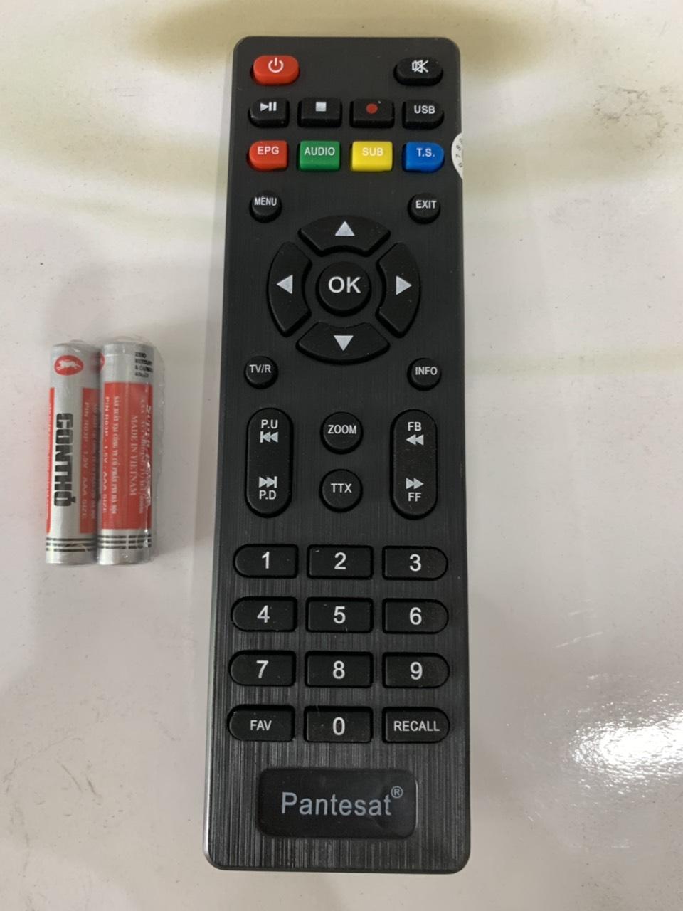 [HCM]Remote - điều khiển đầu thu PANTESAT T2 giá rẻ