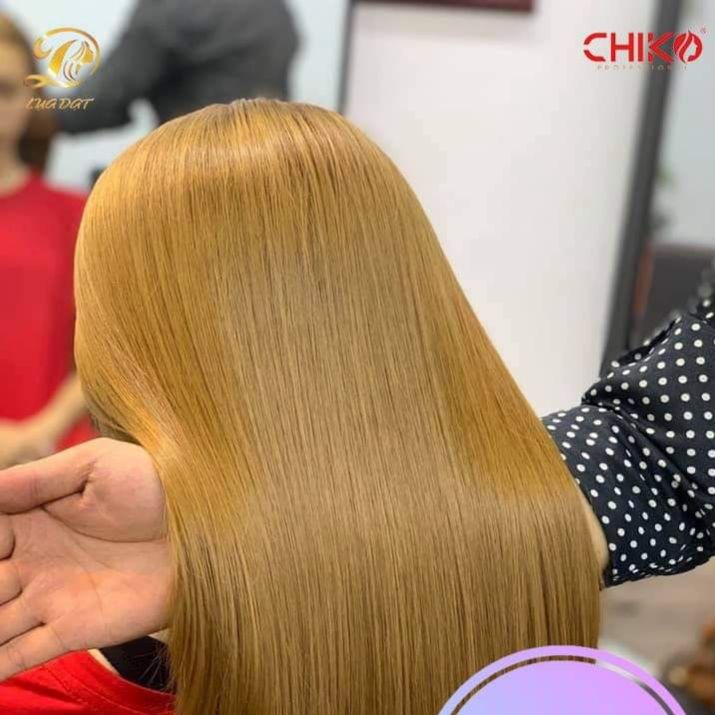 Thuốc nhuộm tóc màu vàng cát (kèm oxi và găng tay)