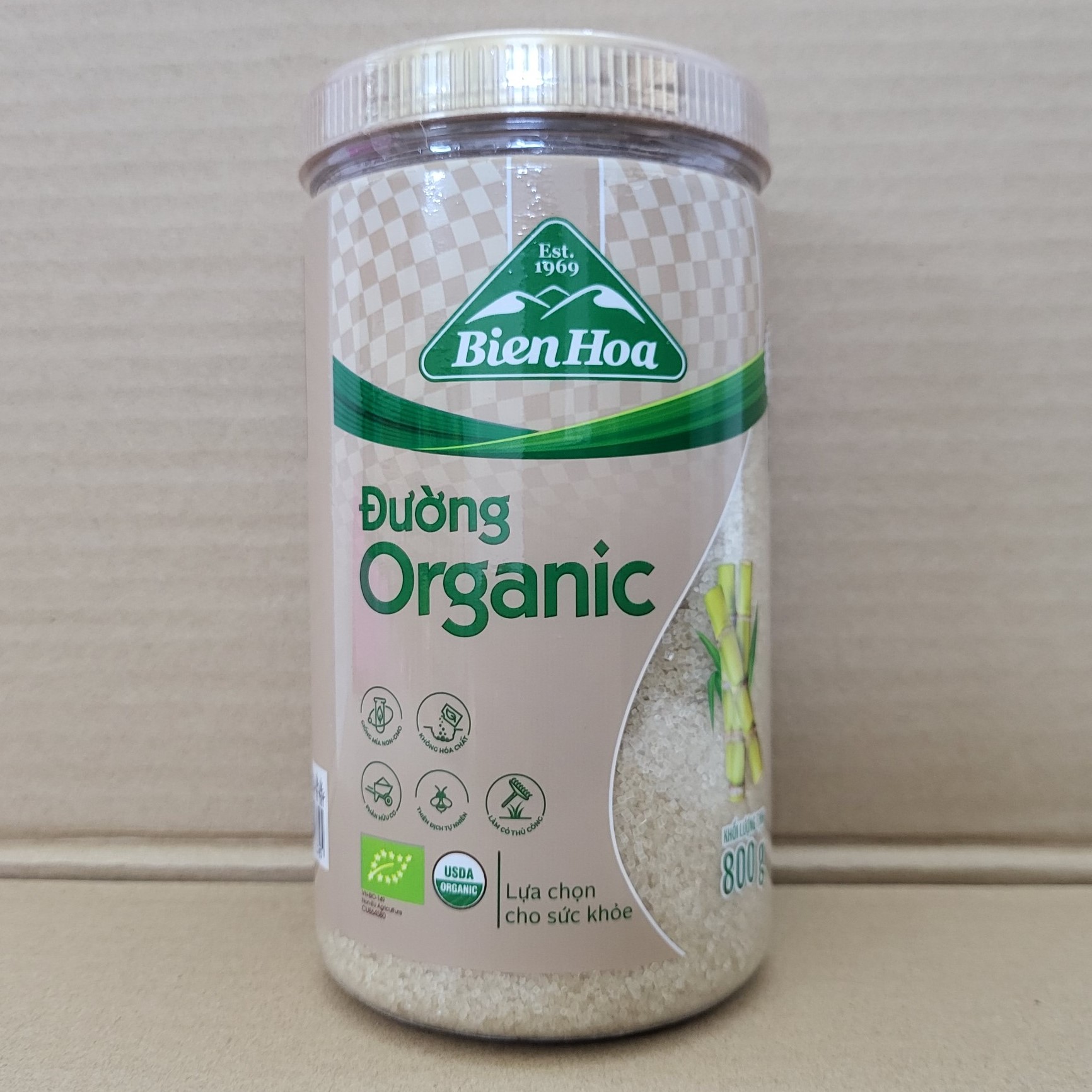 Đường mía hữu cơ biên hòa cane sugar