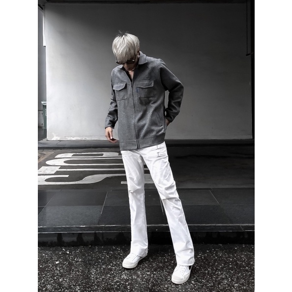 Áo Khoác Khoá Kéo Flannel Jacket - Nass