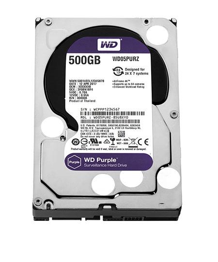 [HCM]Ổ cứng Camera HDD Western Purple 500GB tem tím (bảo hành 2 năm)