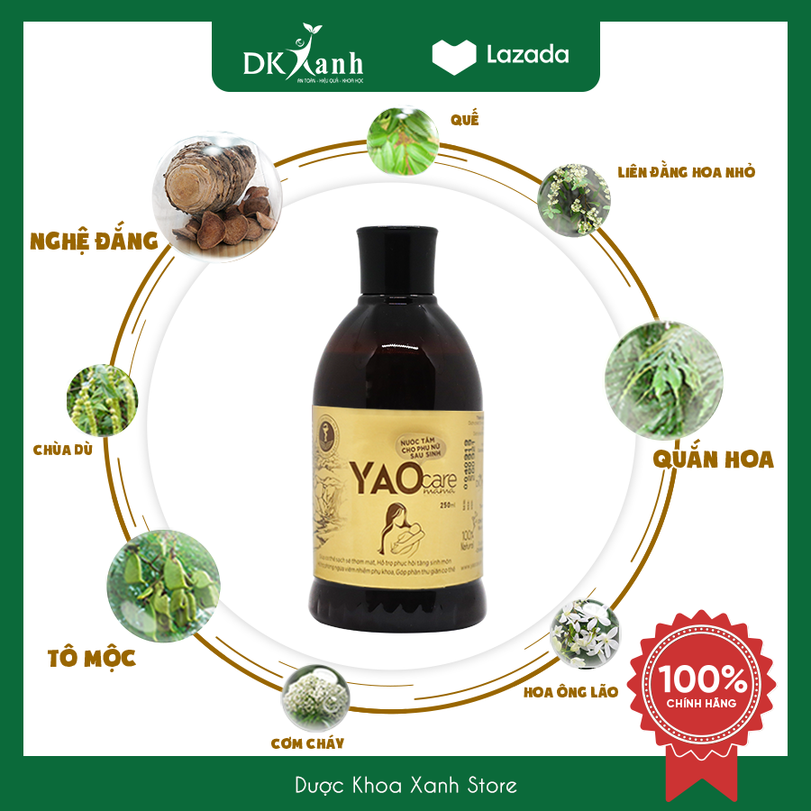 Nước tắm thảo dược cho bà đẻ Yaocare mama