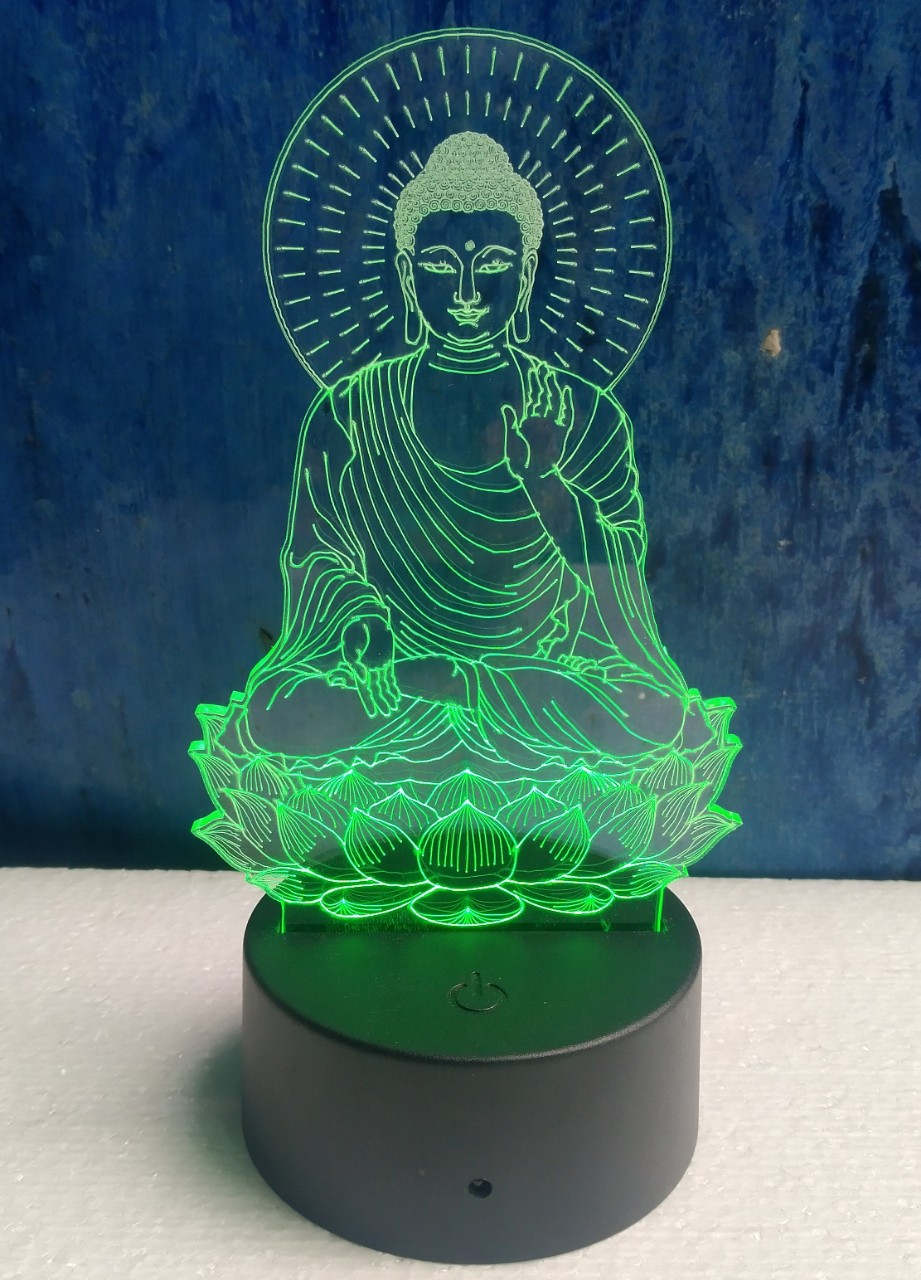 Đèn thờ phật, đèn thờ 3d hình Phật,