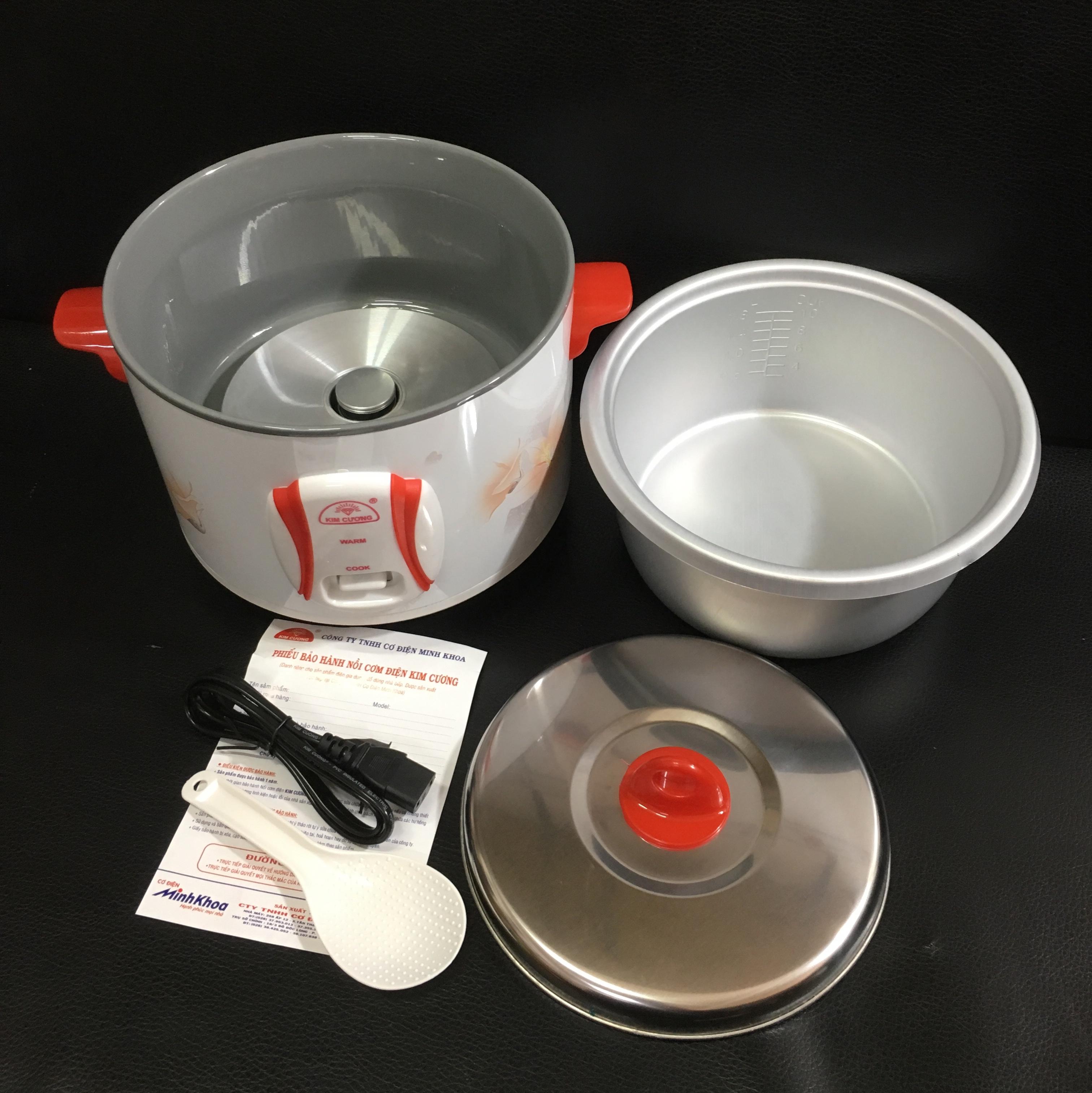 Nồi cơm điện Kim Cương 2.2 lít nắp rời