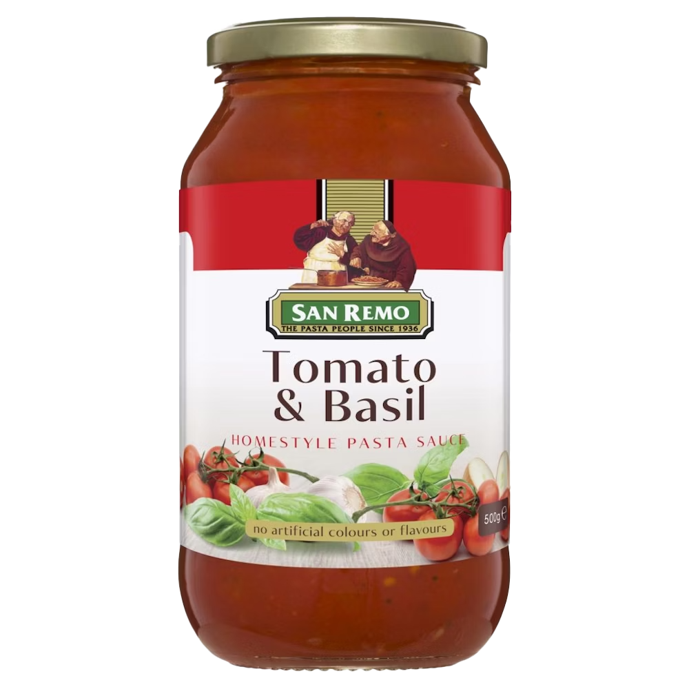 San Remo Brand Spaghetti Sauce 500Gr
