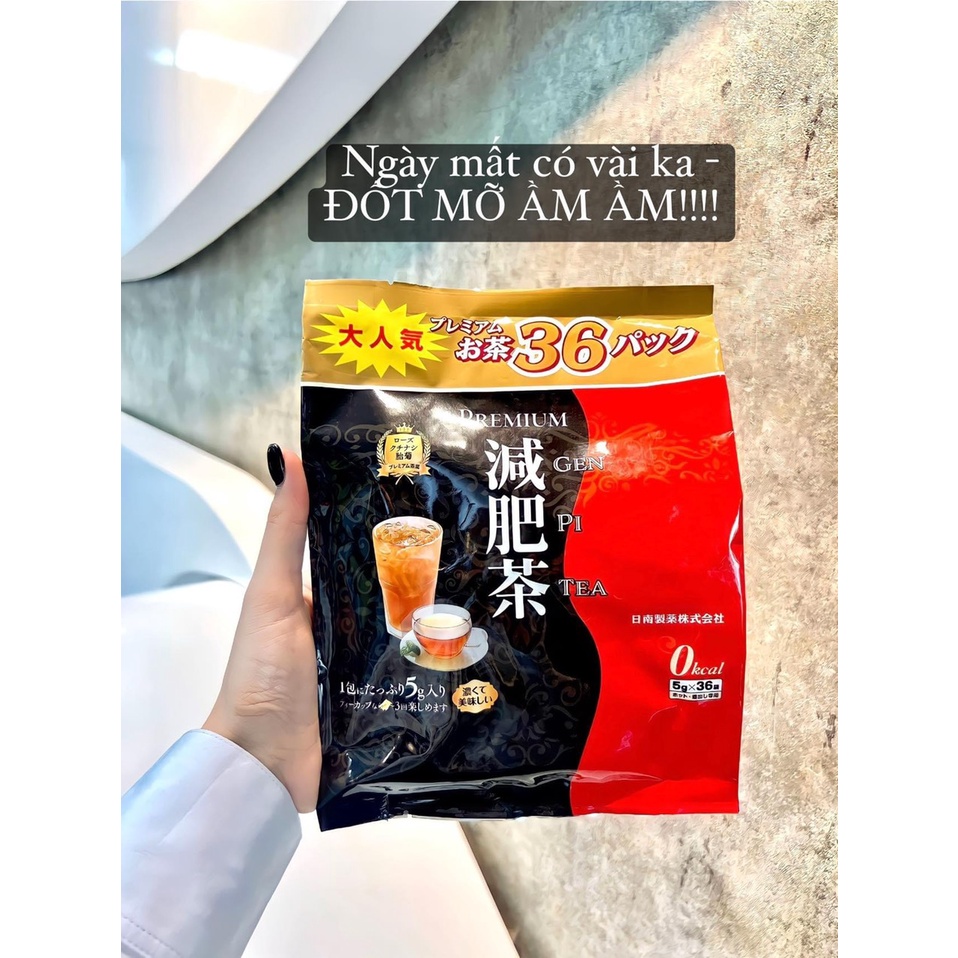 Trà Giảm Mỡ Bụng Genpi Tea Orihiro [chính hãng Nhật Bản]