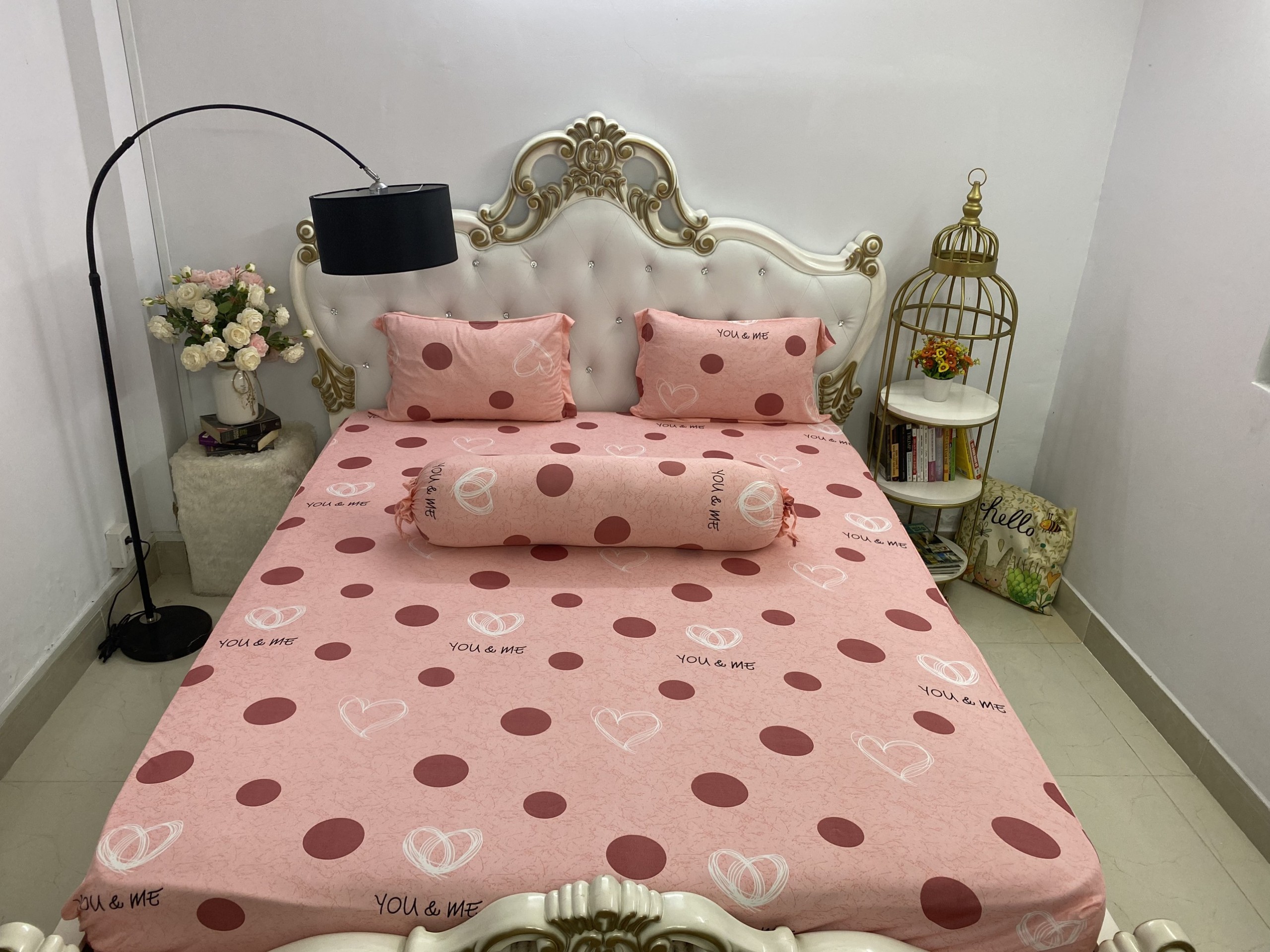 [HCM]Bộ drap thun Hàn Quốc mát lạnh {4 món  }đủ size