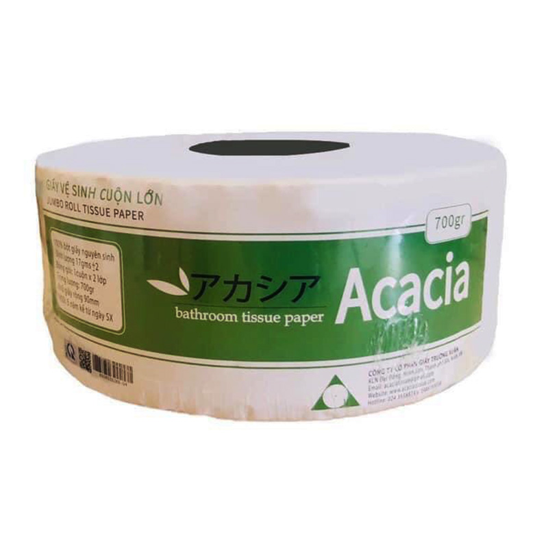 Giấy vệ sinh cuộn lớn ACACIA - 700 g