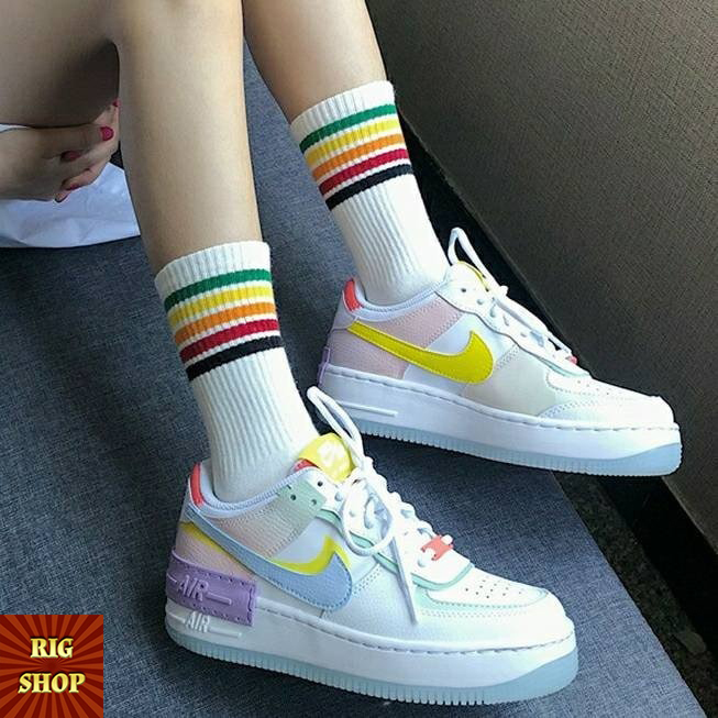 GIÀY THỂ THAO SNEAKER  NỮ AF1 SHADOW MACAROON DIAMOND CANDAY