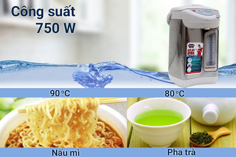 Bình Thủy Điện Sunhouse SHD1533 3.3 lít