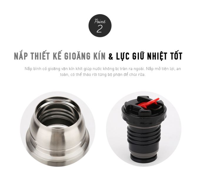 [HÀNG CHÍNH HÃNG] Bình giữ nhiệt Lock&Lock Vienna LHC1430 500ml