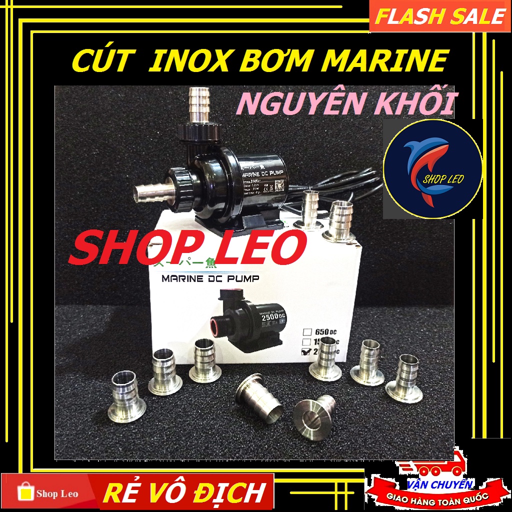 Cút inox cho bơm marine - phụ kiện bơm marine - cút bơm chế lọc - shopleo