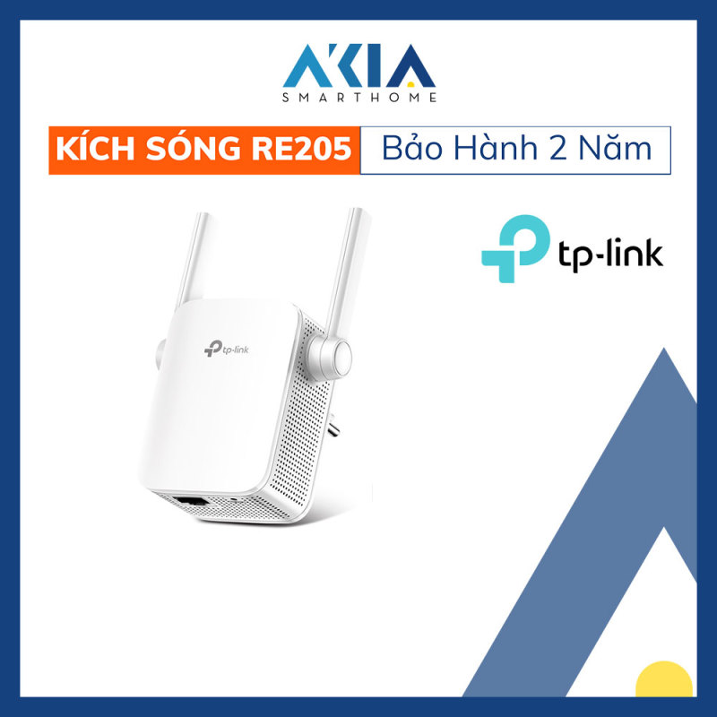 Bộ Kích Sóng Wifi Repeater Băng Tần Kép AC750 TP-Link RE205 - Hàng Chính Hãng