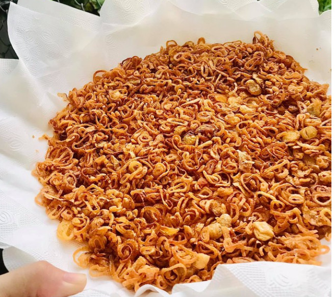 Hành tây phi giòn thơm ngon 500gram. có bột