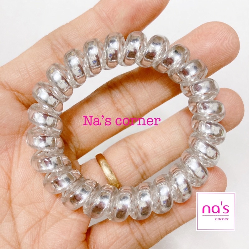 Cột tóc lò xo / buộc tóc lò xo ánh nhũ thời trang