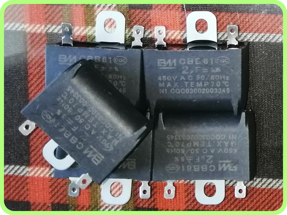 Tụ điện quạt hiệu BM - CBB61 - Bộ 4 cái