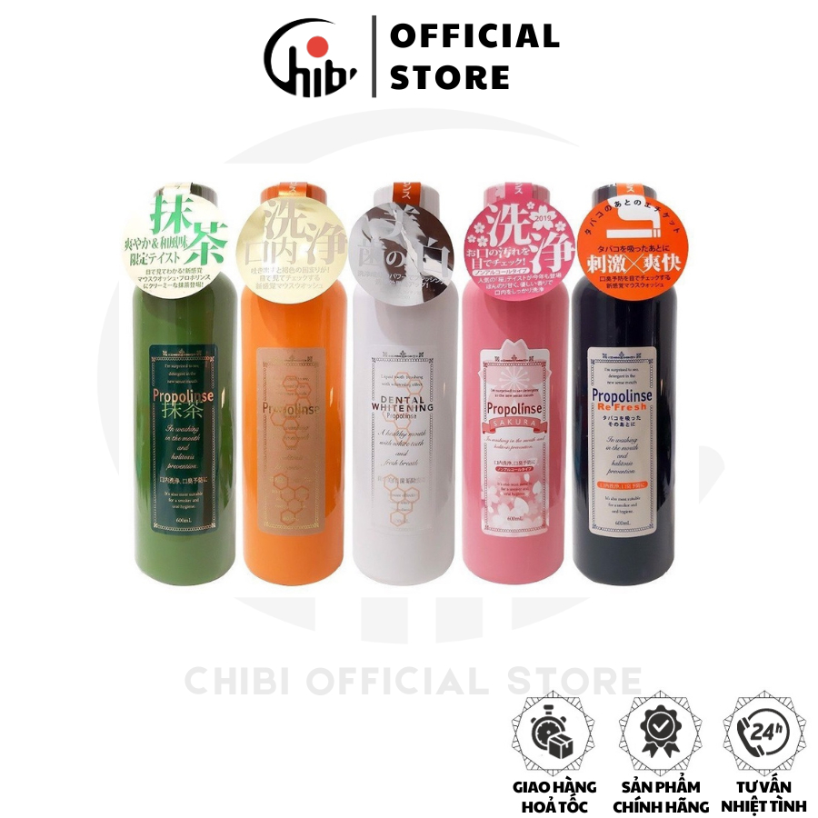 Nước súc miệng Propolinse Nhật Bản - Chai 600ml