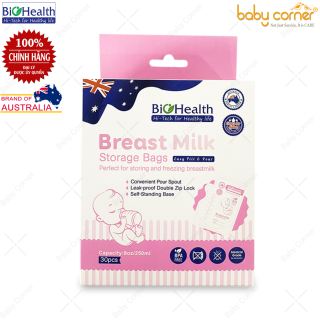 Túi Trữ Sữa BiO Health Breast Milk Storage Bags 250ml, Hộp 30 Túi thumbnail
