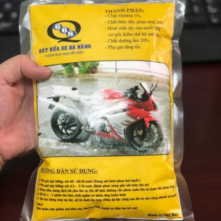 [COMBO 5 GÓI] Bột rửa xe không chạm Q668 loại tẩy thường