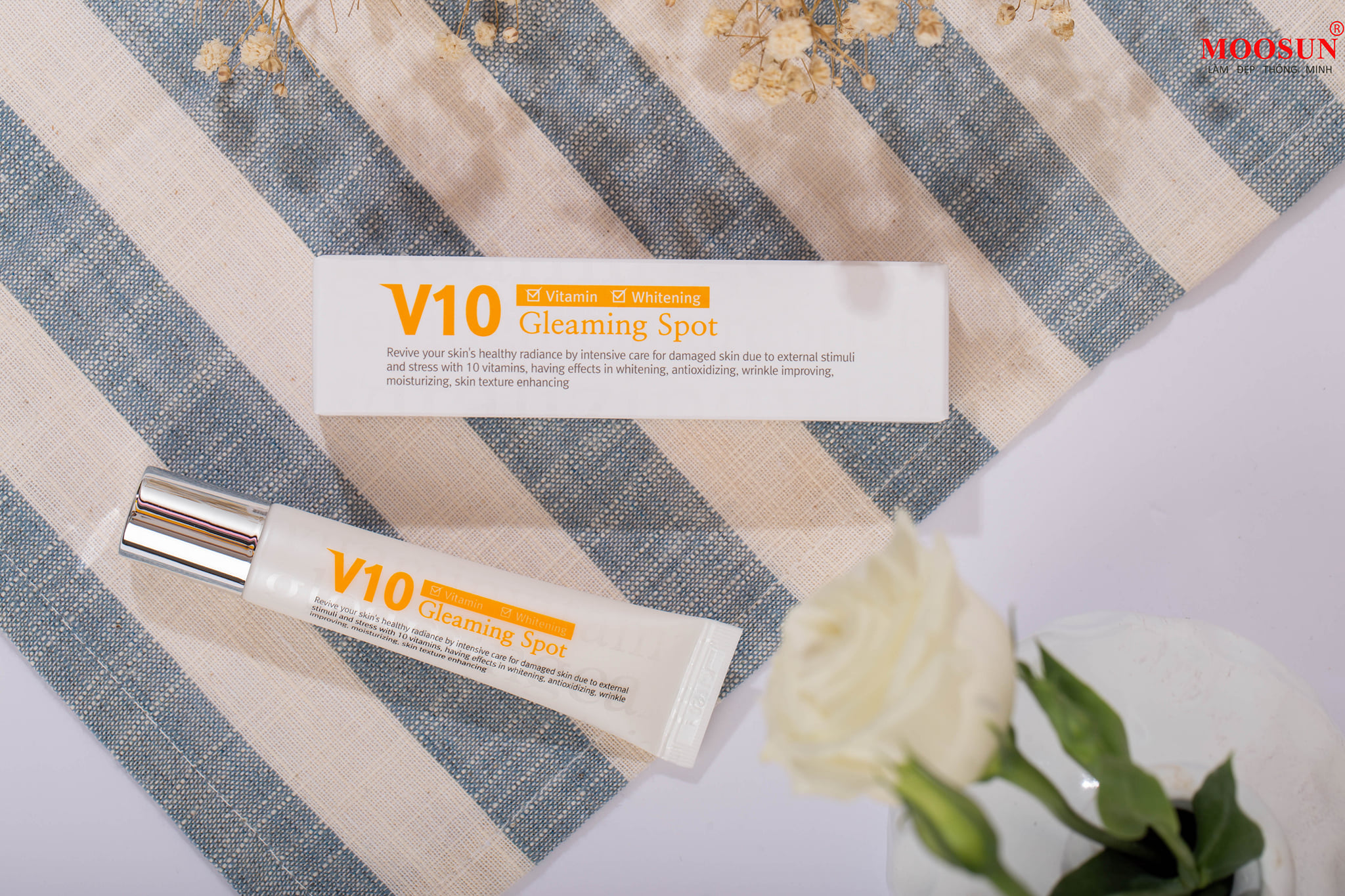 [CHÍNH HÃNG] Kem trị nám V10 SKINAZ - 15ml