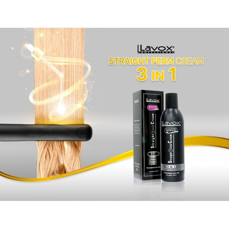 THUỐC DUỖI TÓC  THỜI TRANG LAVOX  3 TRONG 1 ( CHAI 1000ML )