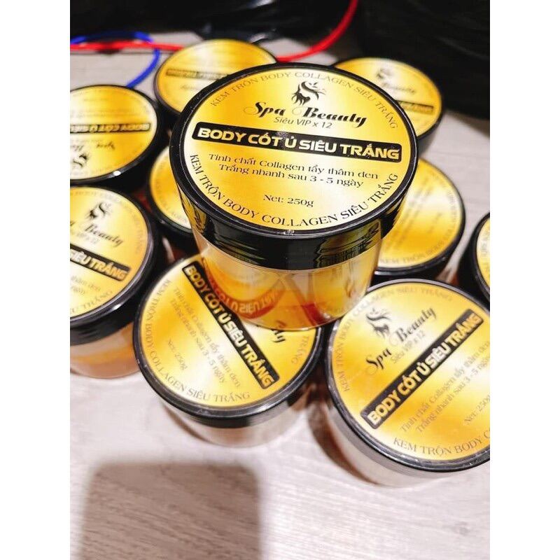 Kem body cốt siêu trắng 2 tầng