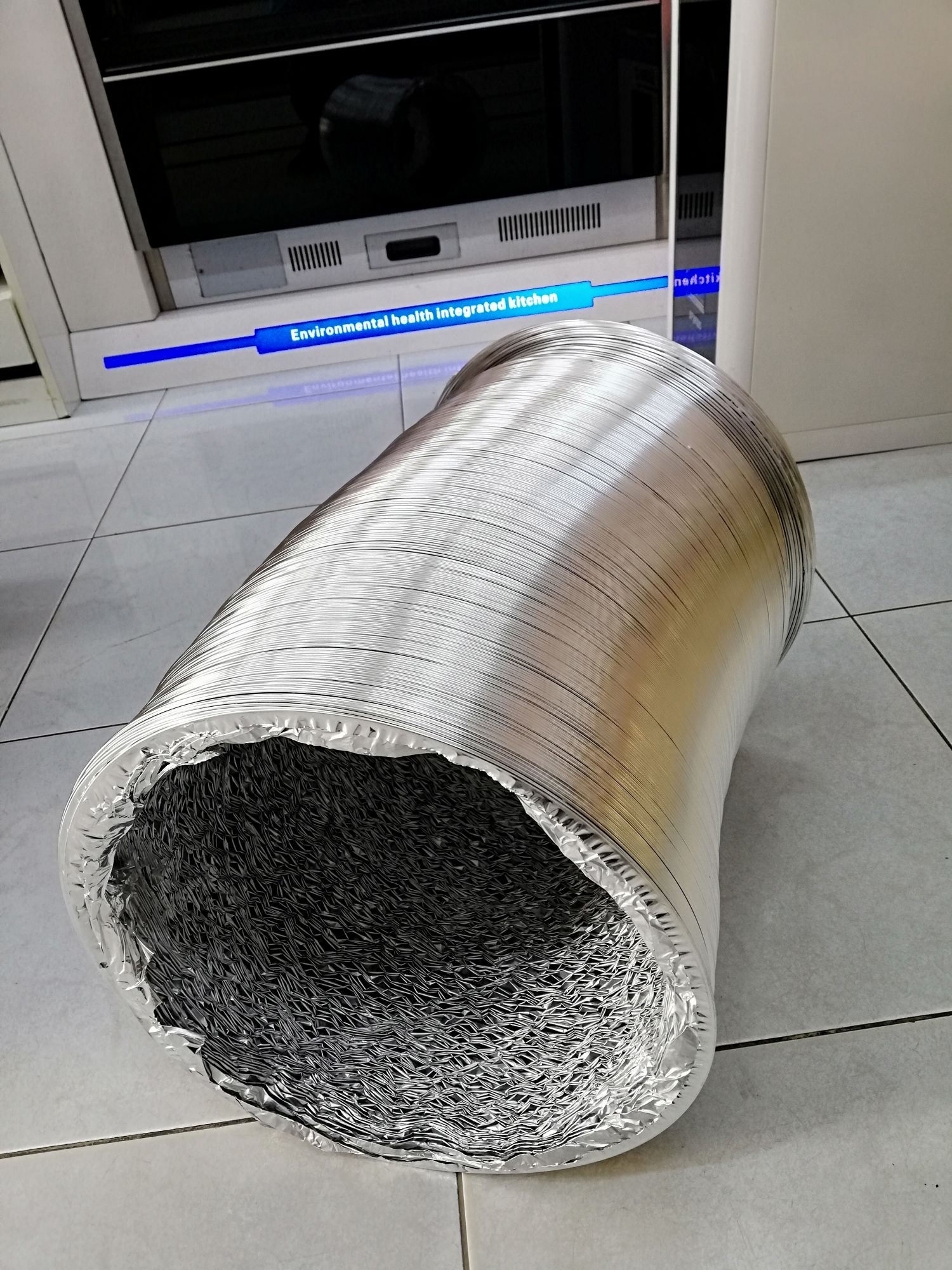 Ống bạc máy hút mùi D250mm x 1m