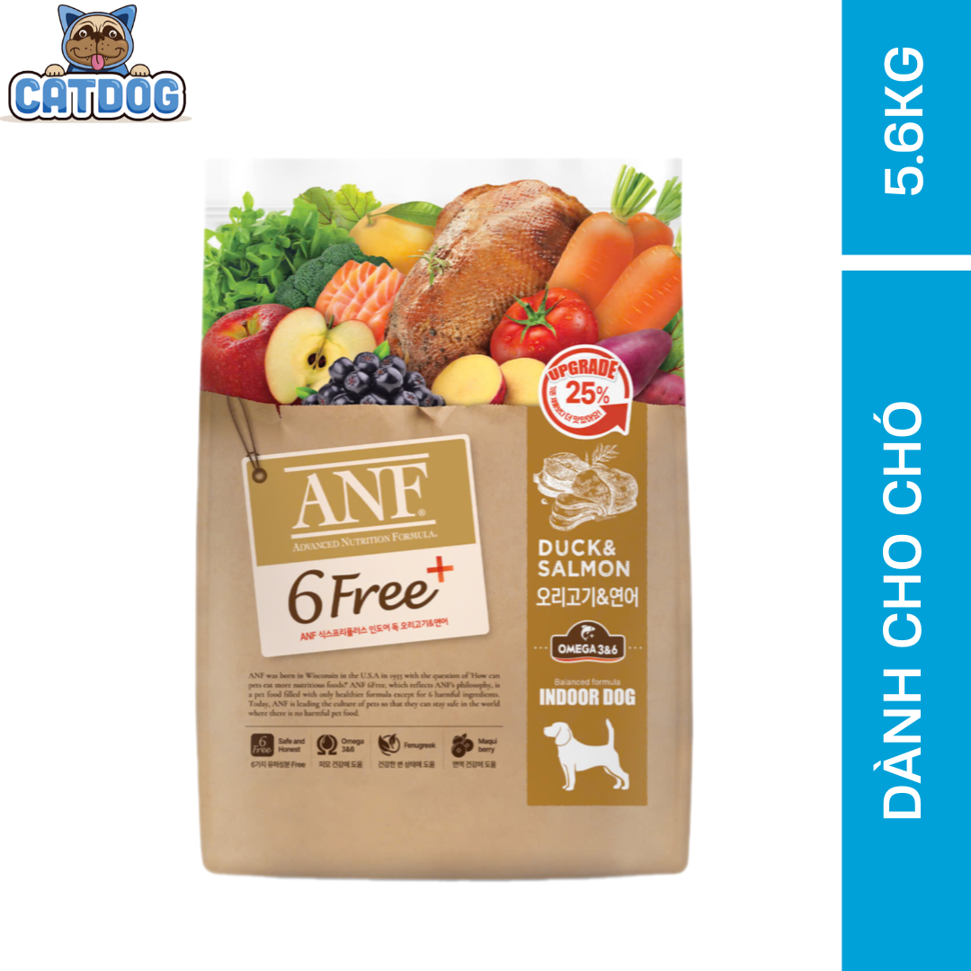 HỎA TỐC [5.6KG] - ANF 6FREE + Thức ăn hạt hữu cơ cho chó đến từ Hàn Quốc